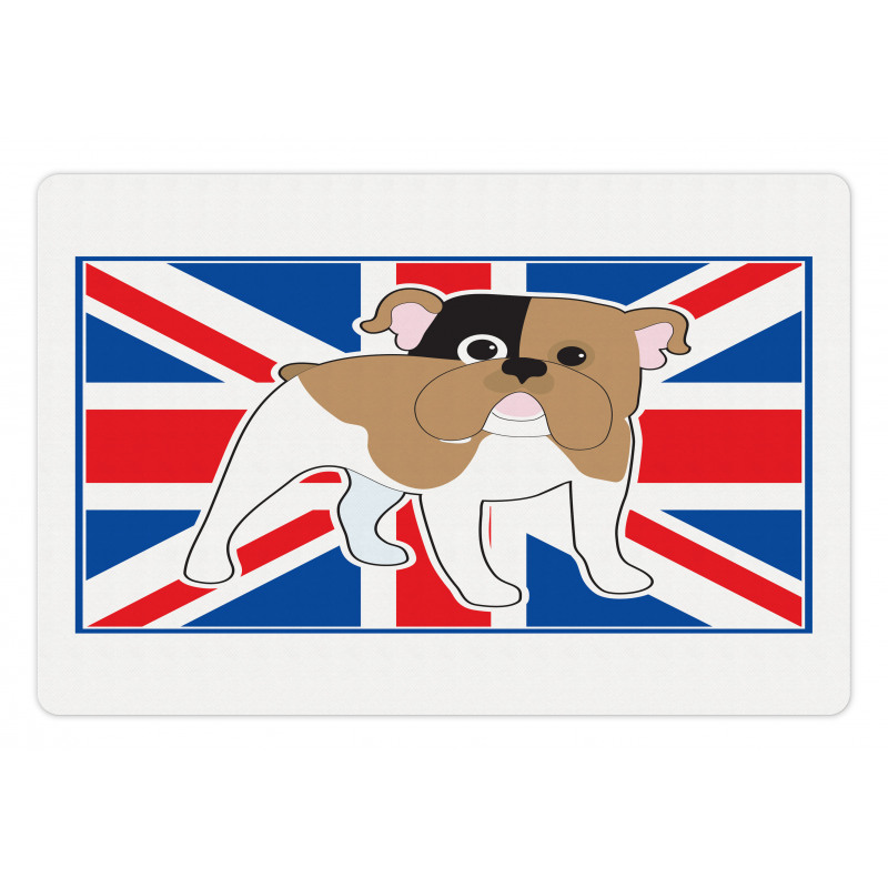 British Flag Illustration Pet Mat