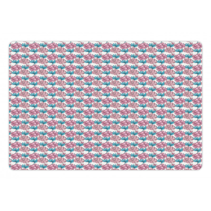 Summer Time Succulents Pet Mat