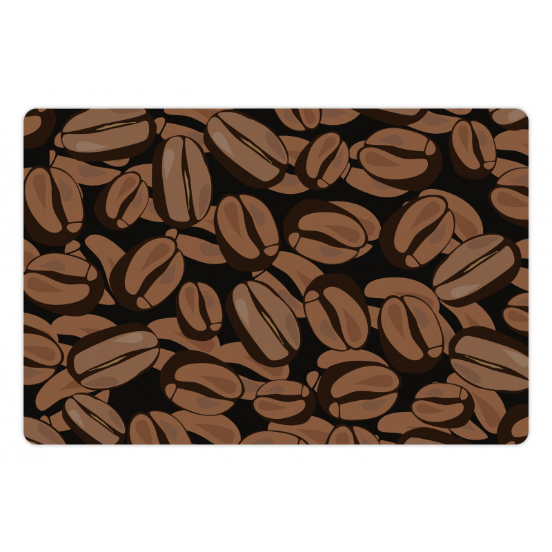 Graphic Image of Beans Seeds Pet Mat