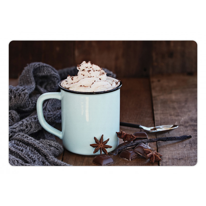 Hot Cocoa with Whipped Cream Pet Mat