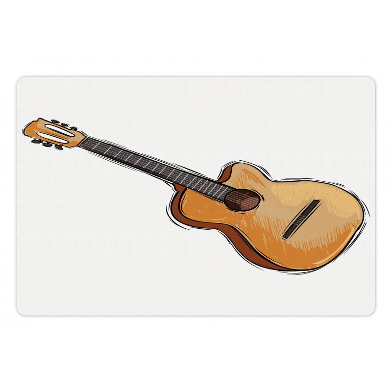 Graphic Single Instrument Pet Mat