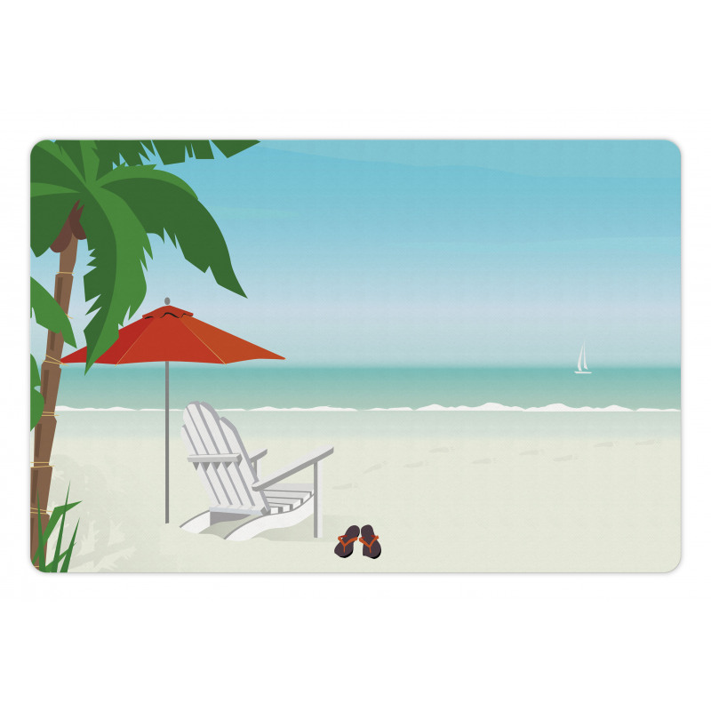 Graphic Beach Chill Pet Mat