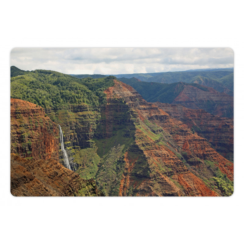 Waipoo Falls Hawaii Pet Mat