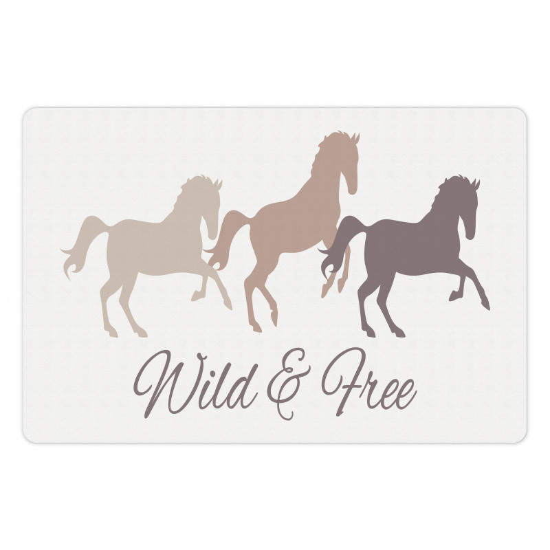 Wild and Free Animal Running Pet Mat