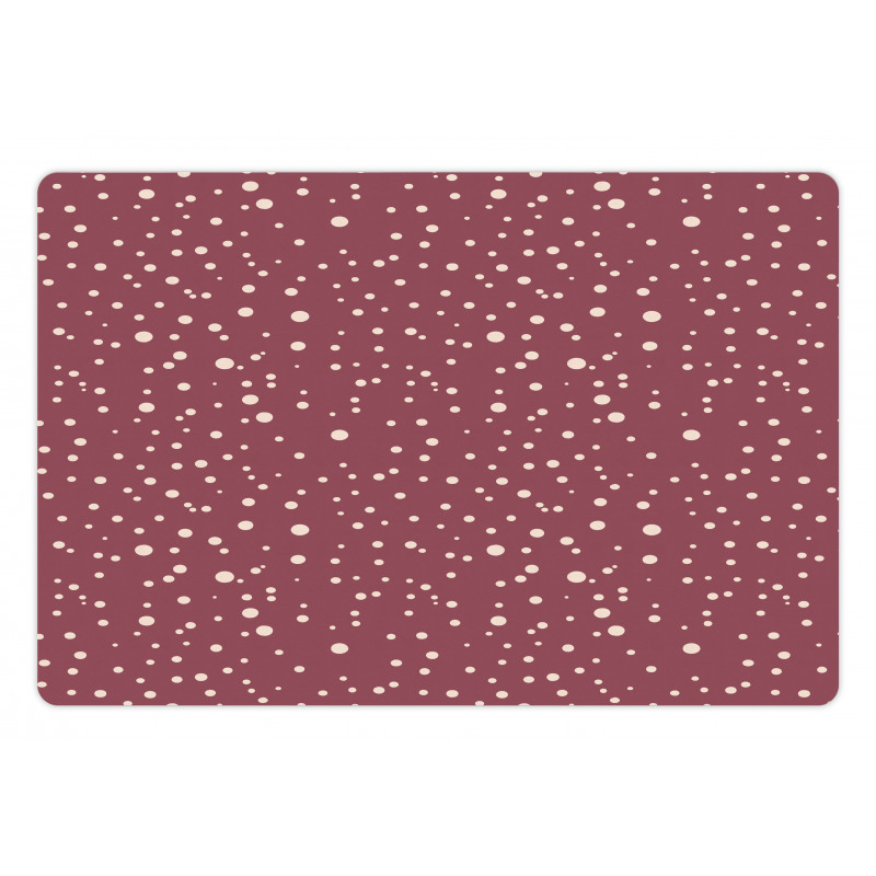 Chaotically Arranged Dots Pet Mat