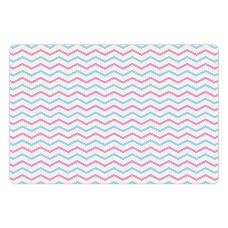 Horizontal Stripes Art Pet Mat