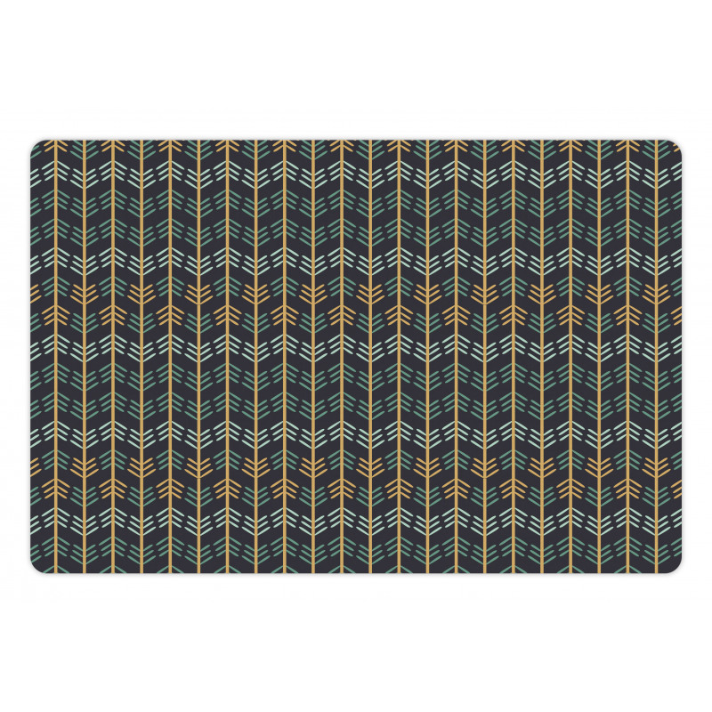 Nature Inspired Shapes Pet Mat