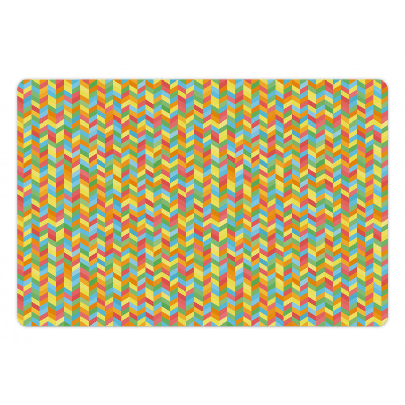 Simple Polygon Pattern Pet Mat