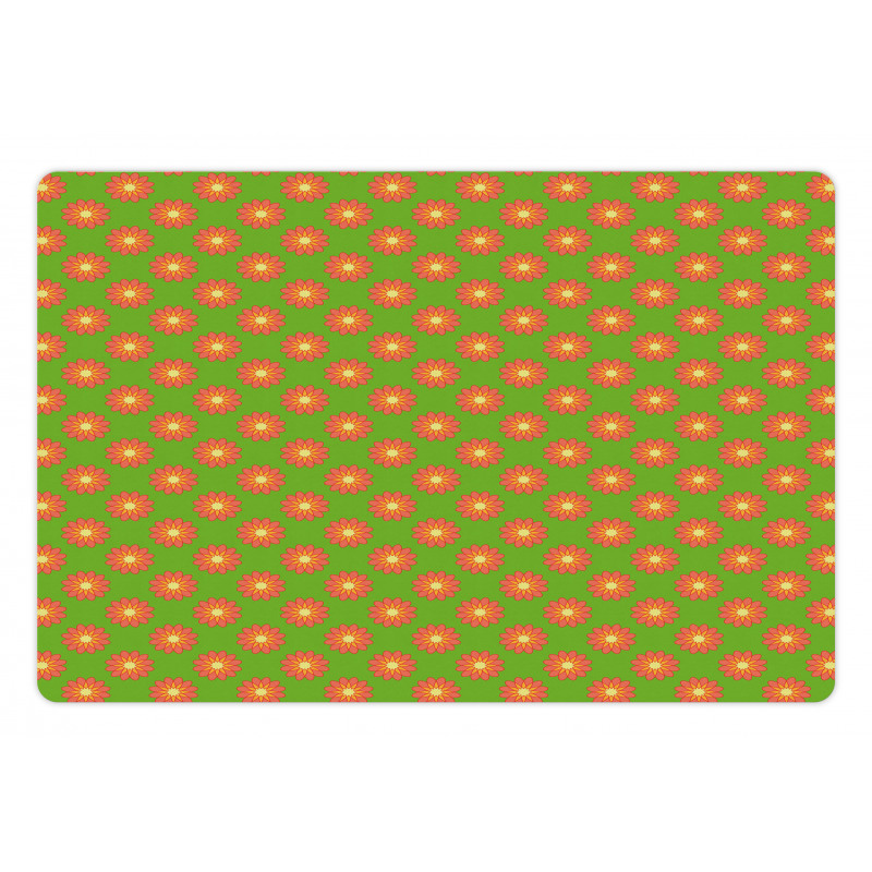 90's Style Flowers Daisy Pet Mat