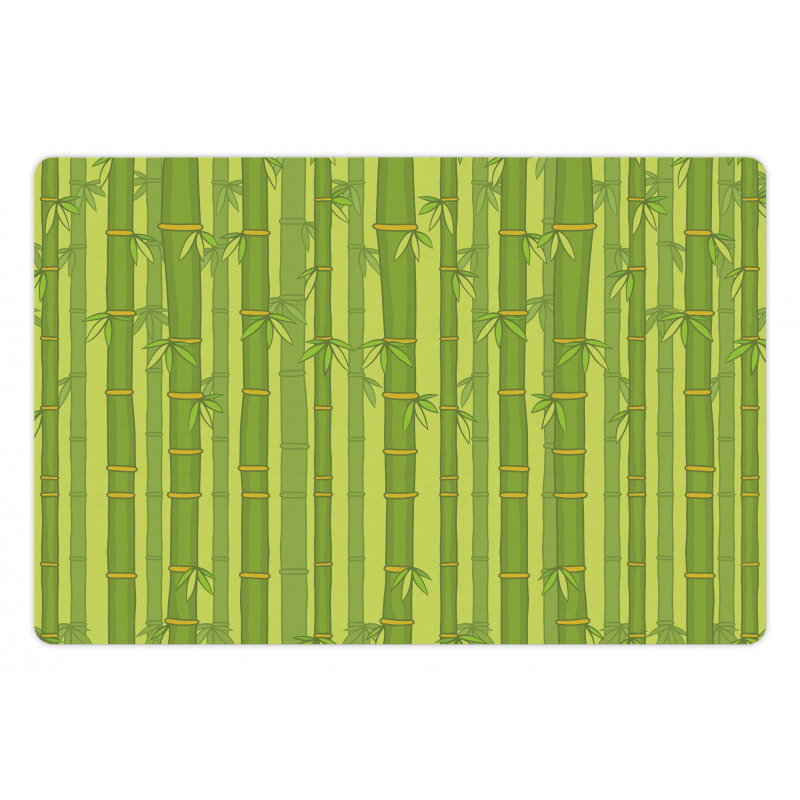 Bamboo Forest Tubes Art Pet Mat