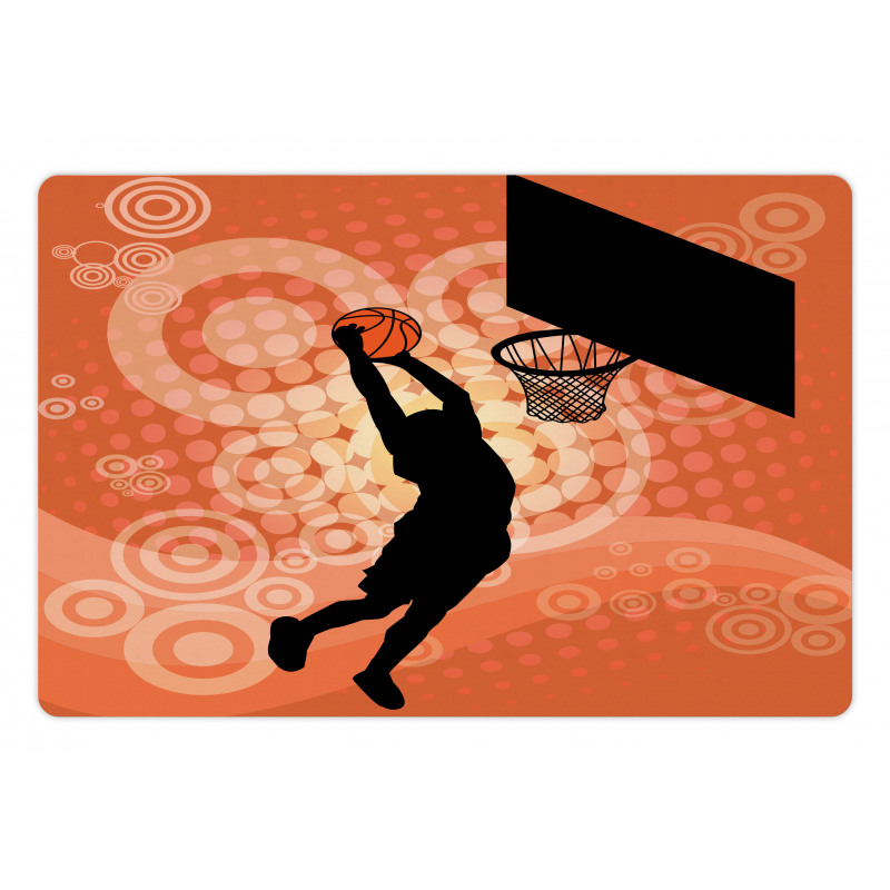 Basketball Dunk Athlete Pet Mat
