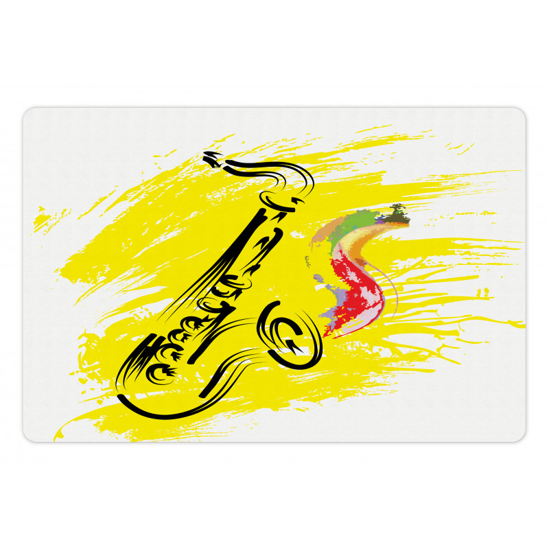 Jazz Saxophone Pet Mat
