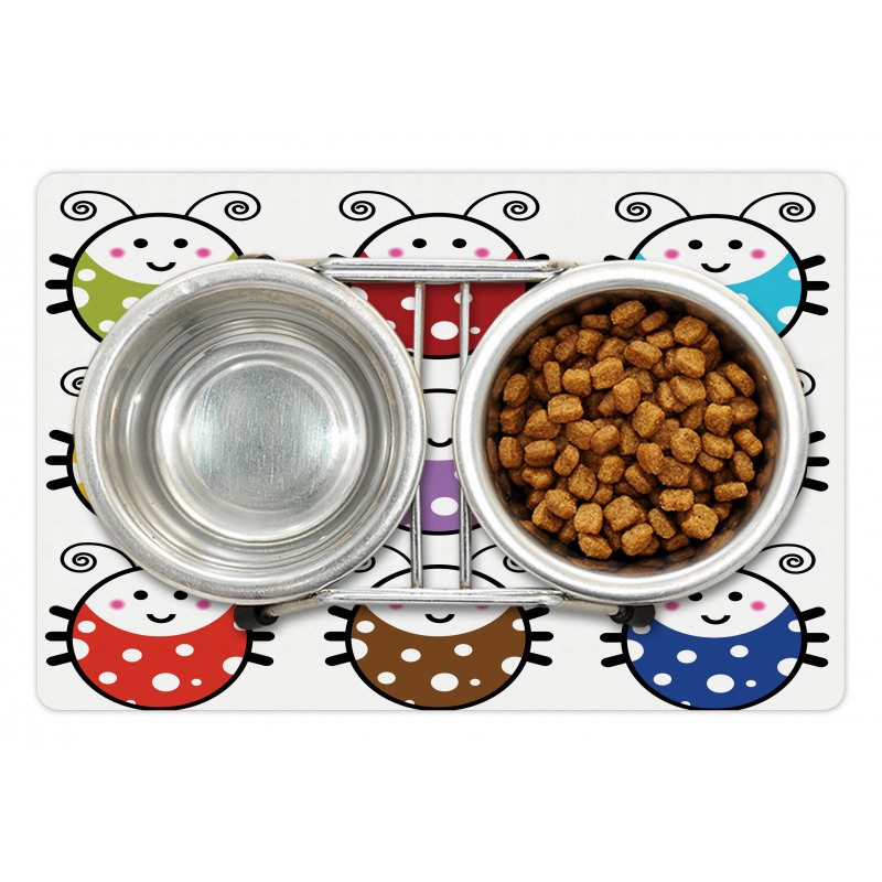 Smiling Ladybugs Set Pet Mat