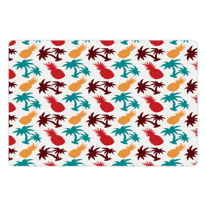 Palm Trees Island Pet Mat