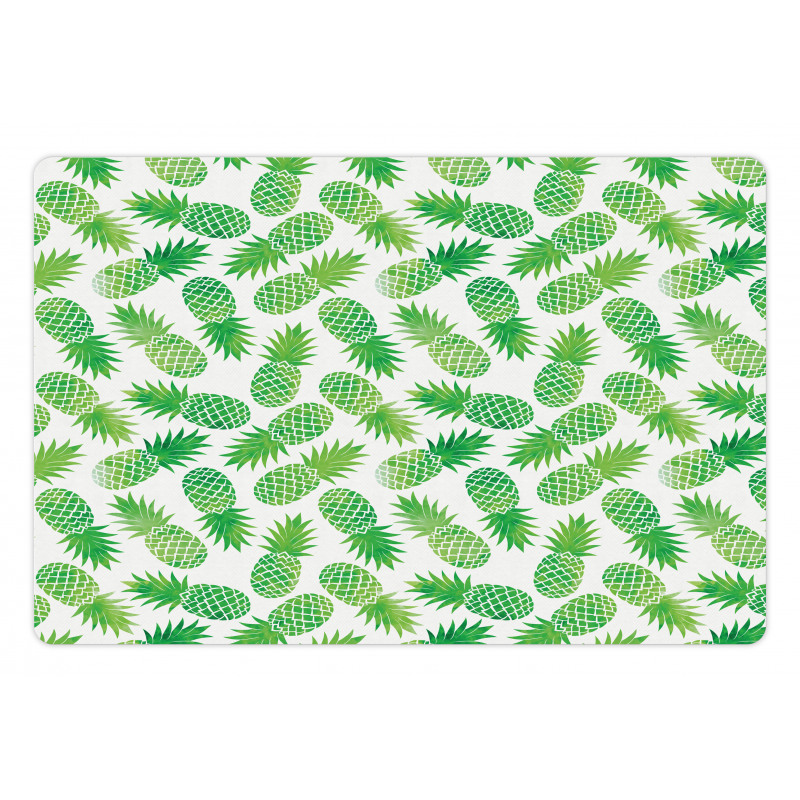 Exotic Pineapple Pattern Pet Mat