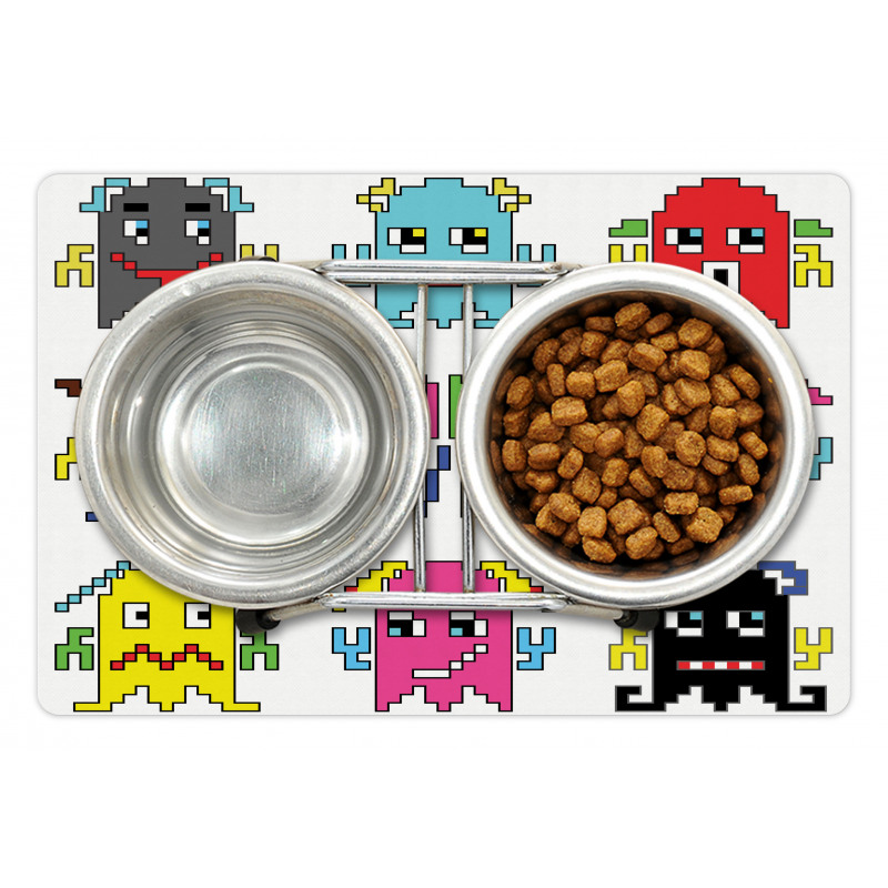 Pixel Robot Emotion Pet Mat