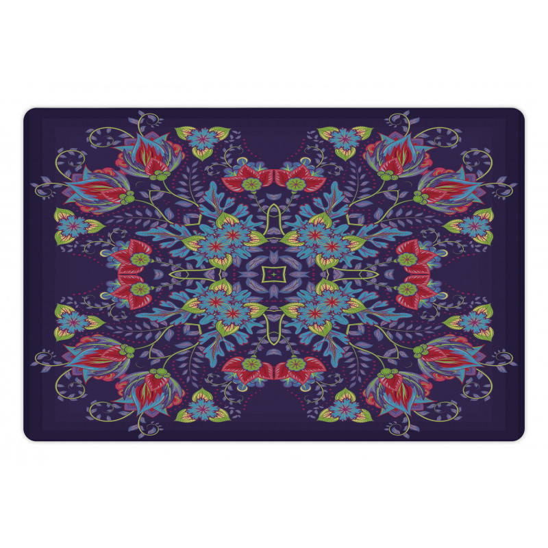 Bohemian Floral Bouquet Pet Mat