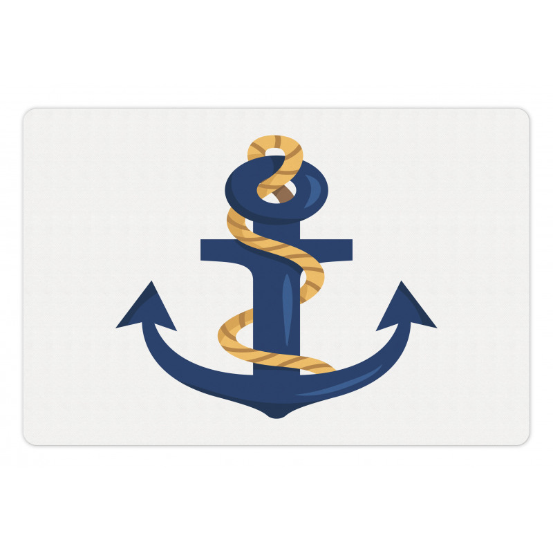 Nautical Cartoon Anchor Pet Mat