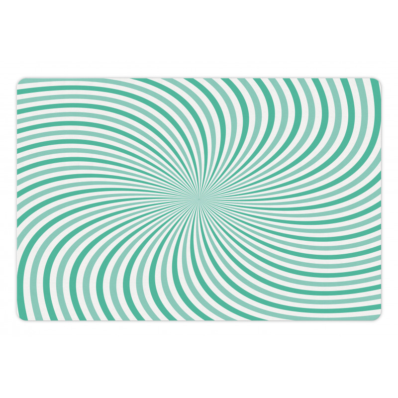 Twisting Striped Whirlpool Pet Mat