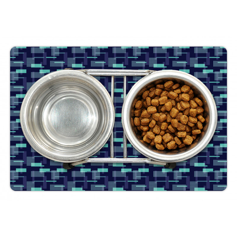 Modern Surreal Shapes Pet Mat