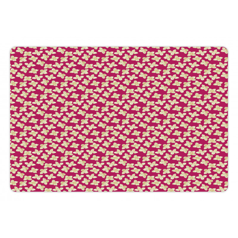 Digitally Generated Petals Pet Mat