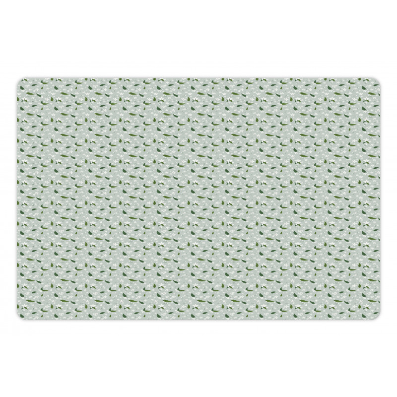 Simple Petals Pastel Nature Pet Mat