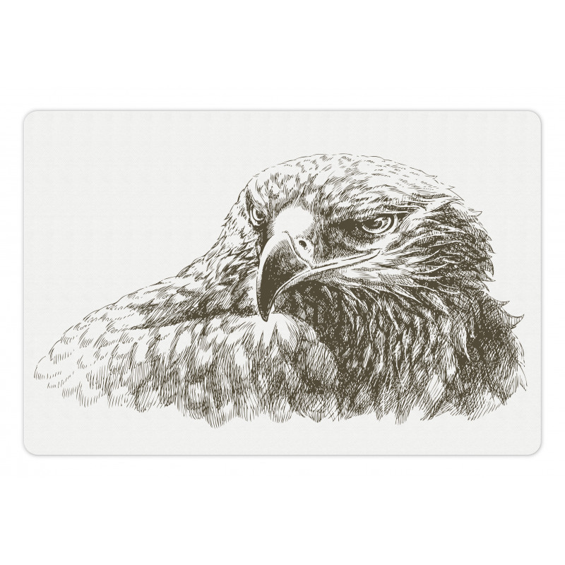 Eagle Wildlife Art Pet Mat