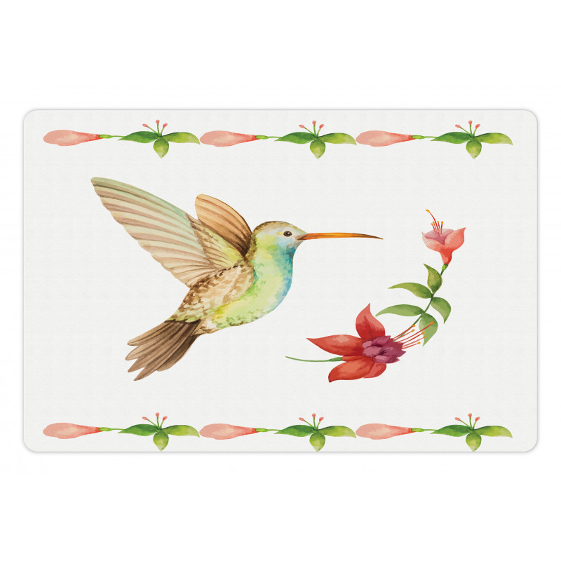 Hummingbird Artwork Pet Mat