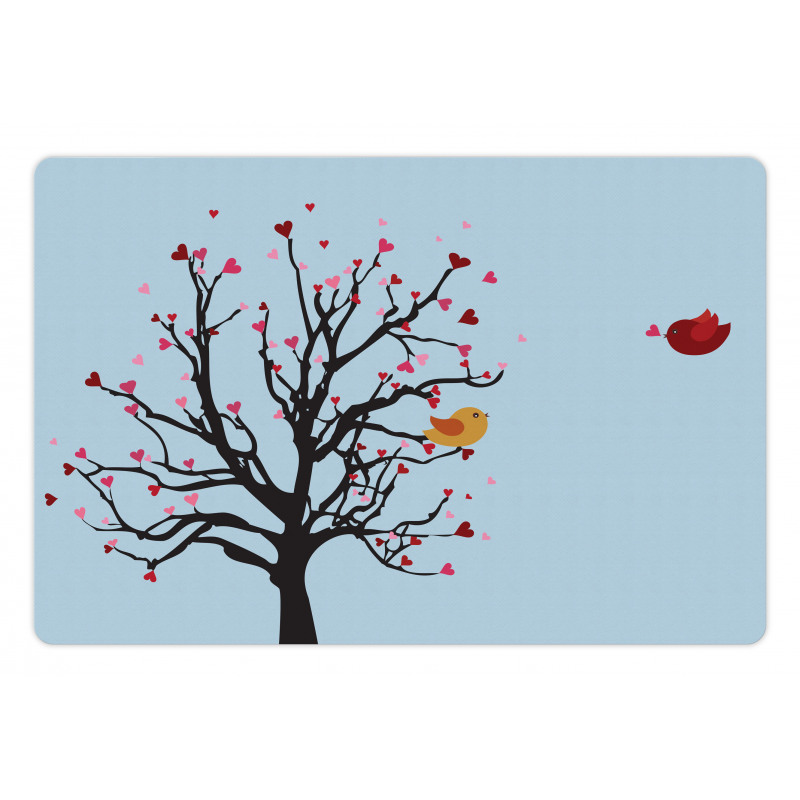 Tree Blossom Love Birds Art Pet Mat