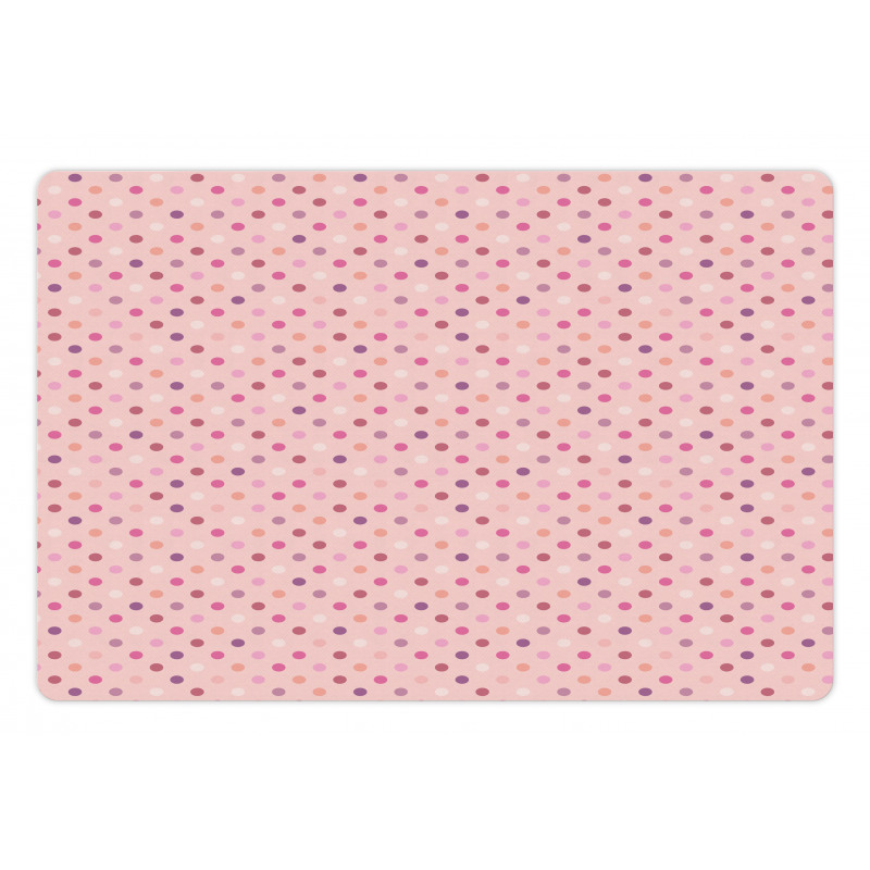 Romantic Polka Dots Pet Mat