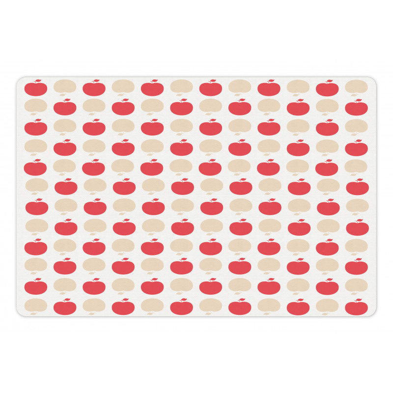 Symmetric Bicolour Fruits Pet Mat