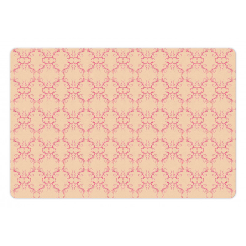 Soft Toned Victorian Lattice Pet Mat