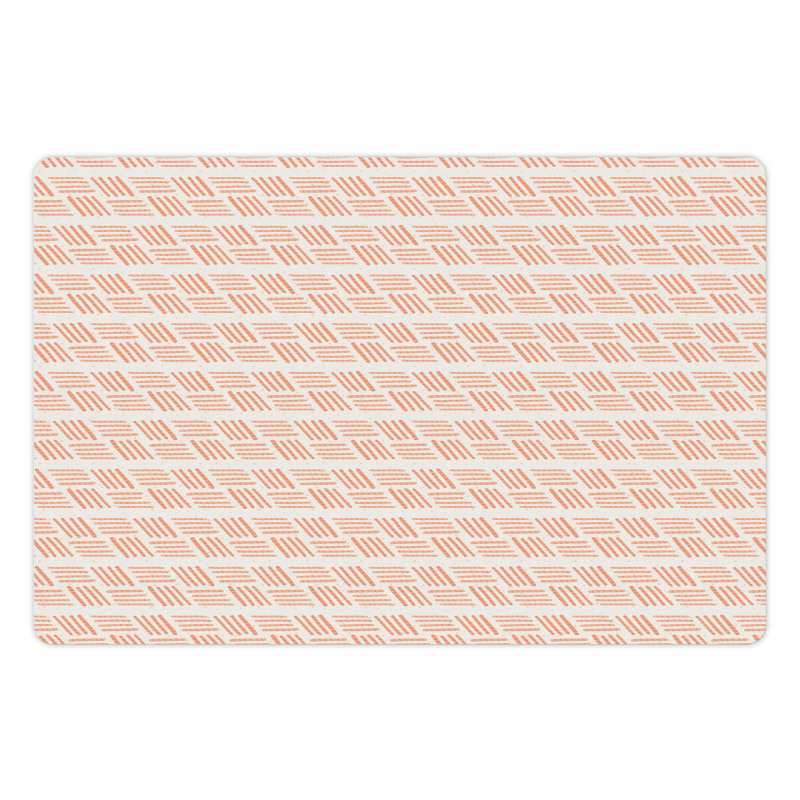 Abstract Stripes and Bars Pet Mat