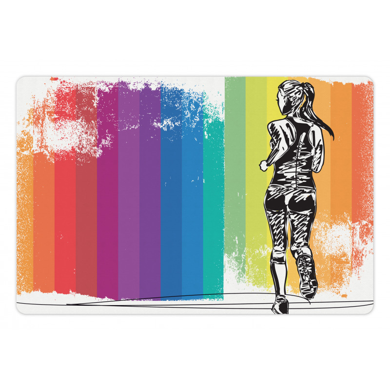 Marathon Runner Ombre Pet Mat