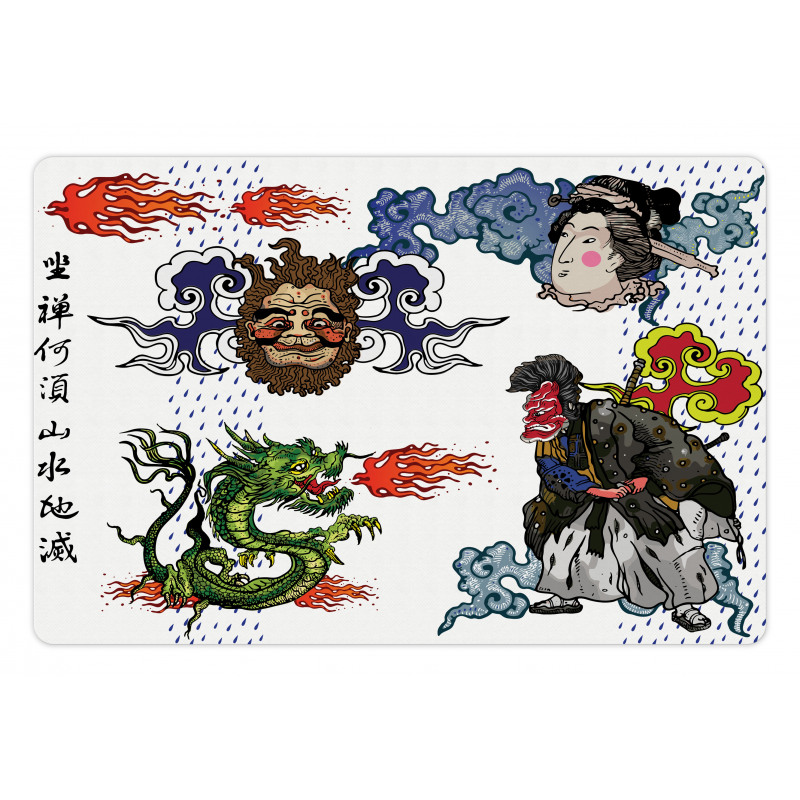 Manga Style Dragon Pet Mat