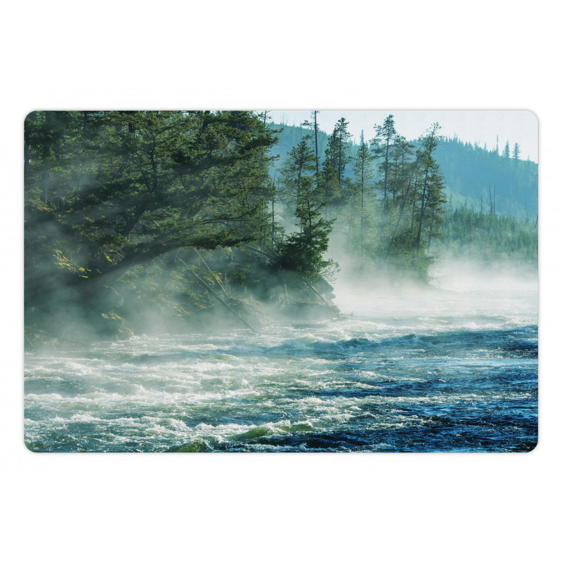 River Trees Nature Pet Mat