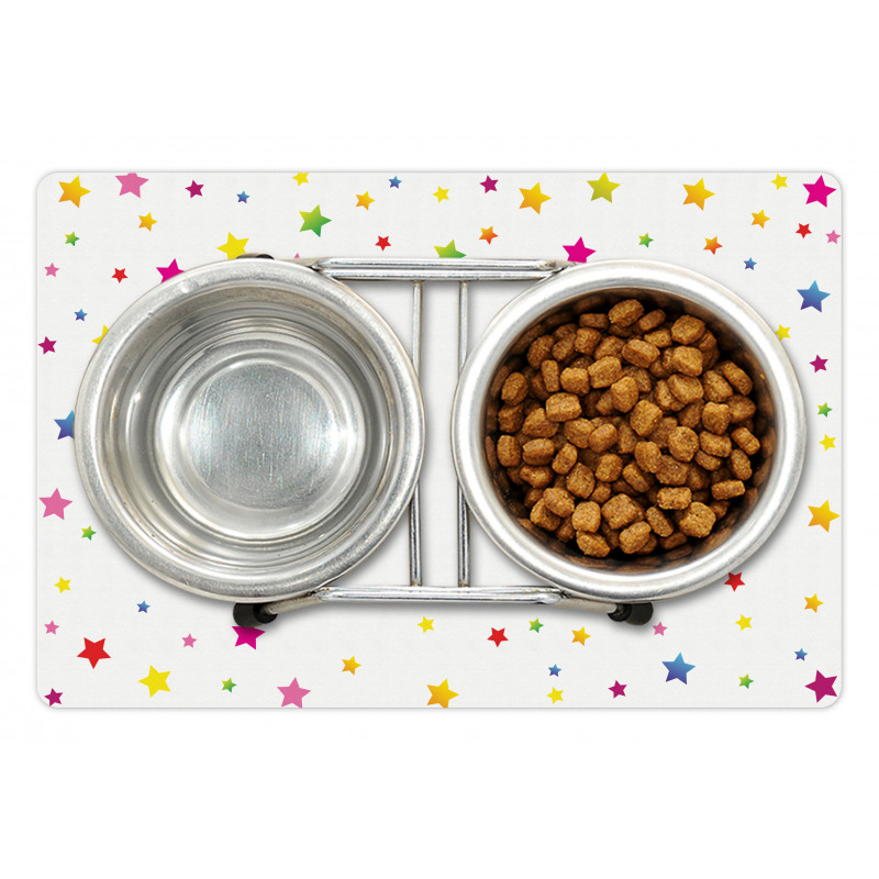 Vivid Stars Design Pet Mat