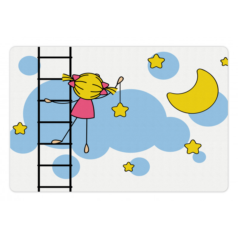 Girl Ladder with Star Pet Mat