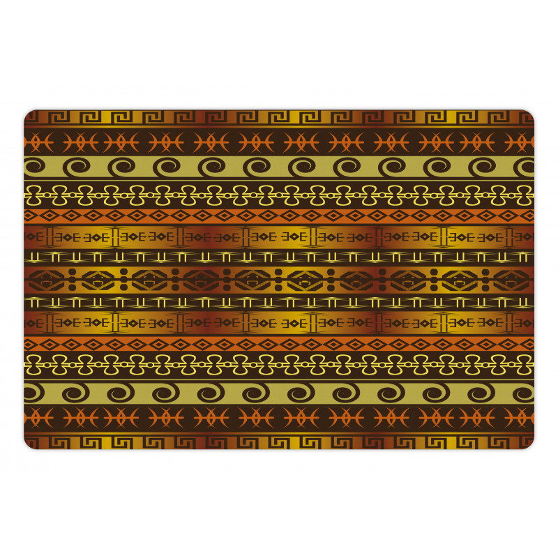 Geometric Indigenous Art Pet Mat