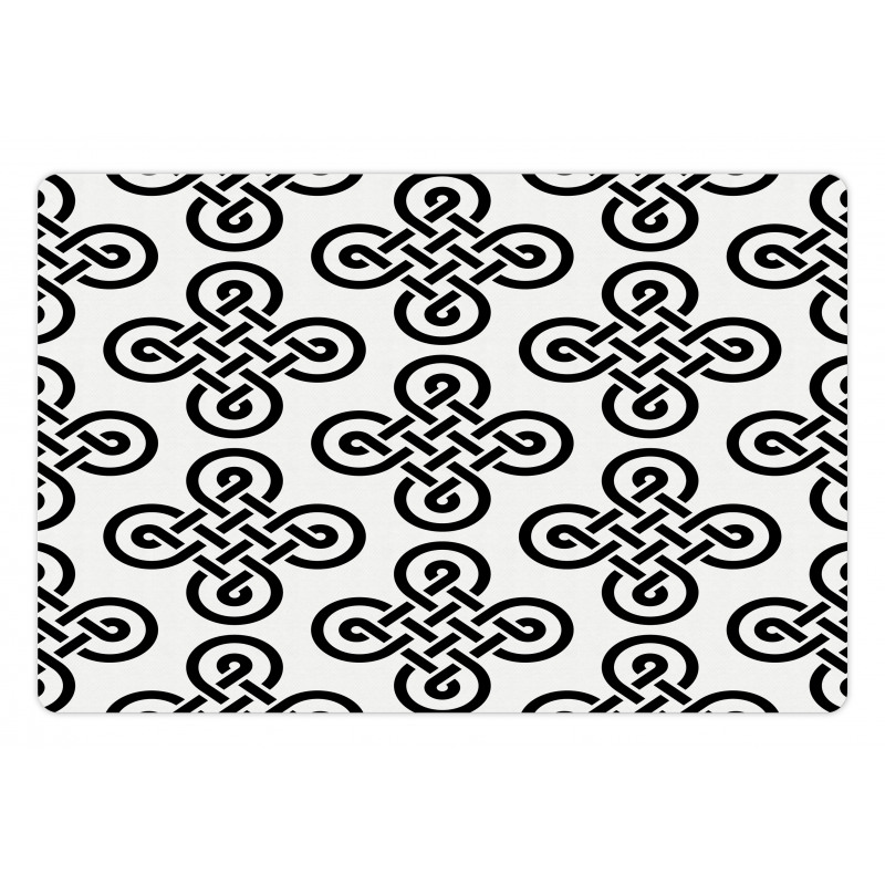 Old-Fashion Knot Motifs Pet Mat