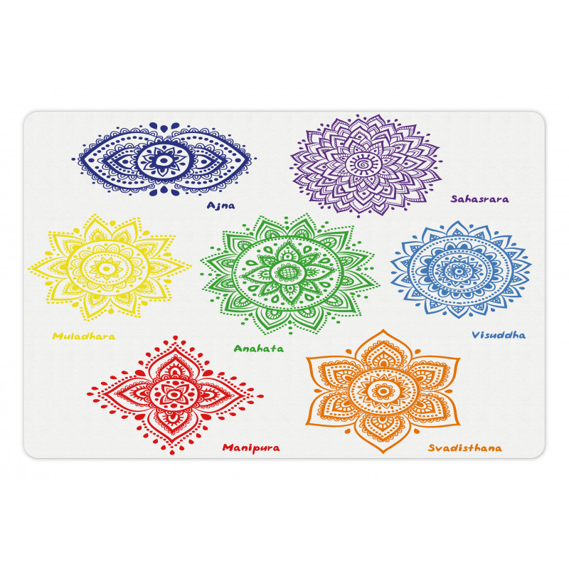 Colorful Chakra Pet Mat