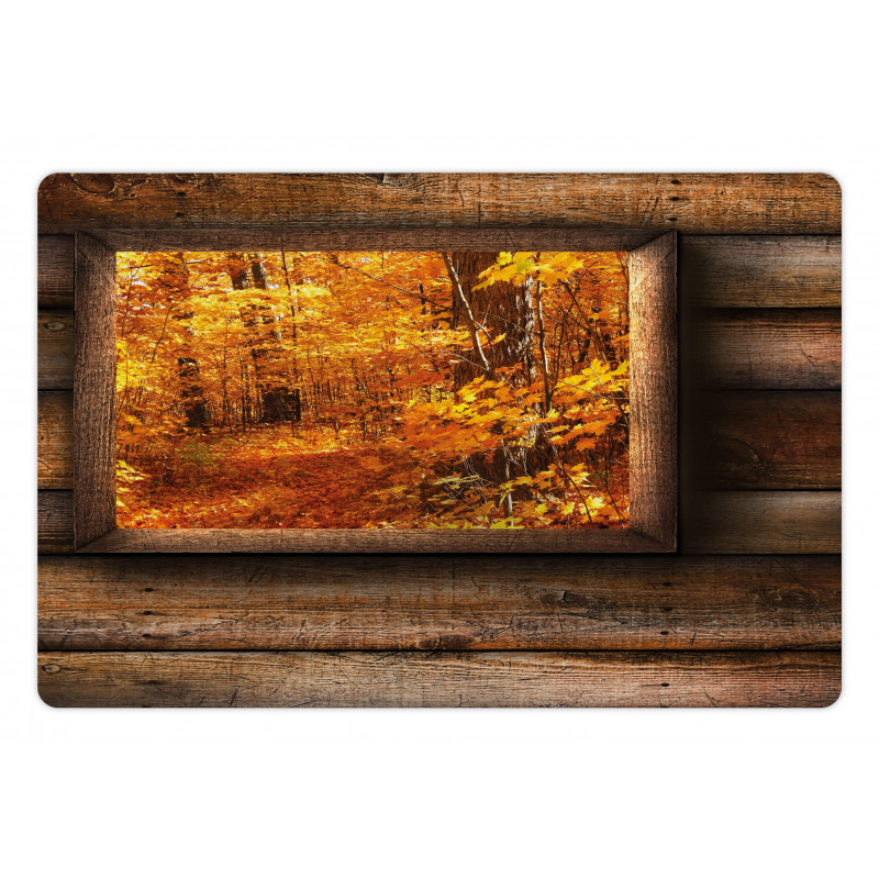 View from Rustic Cottage Pet Mat