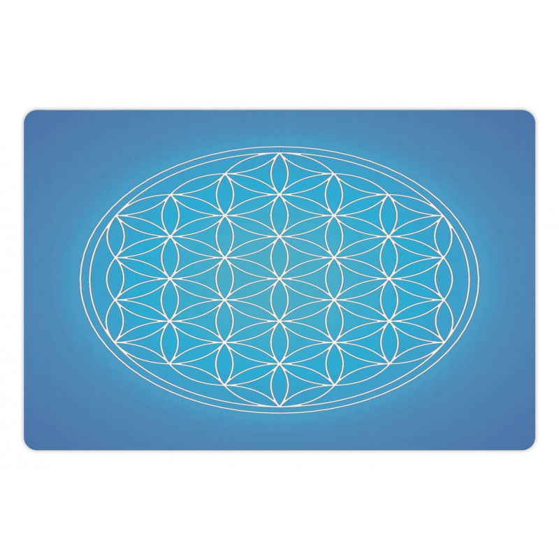 Flower of Life Grid Pet Mat