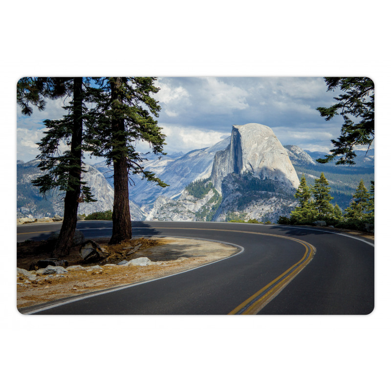 Mountain Road Landscape Pet Mat