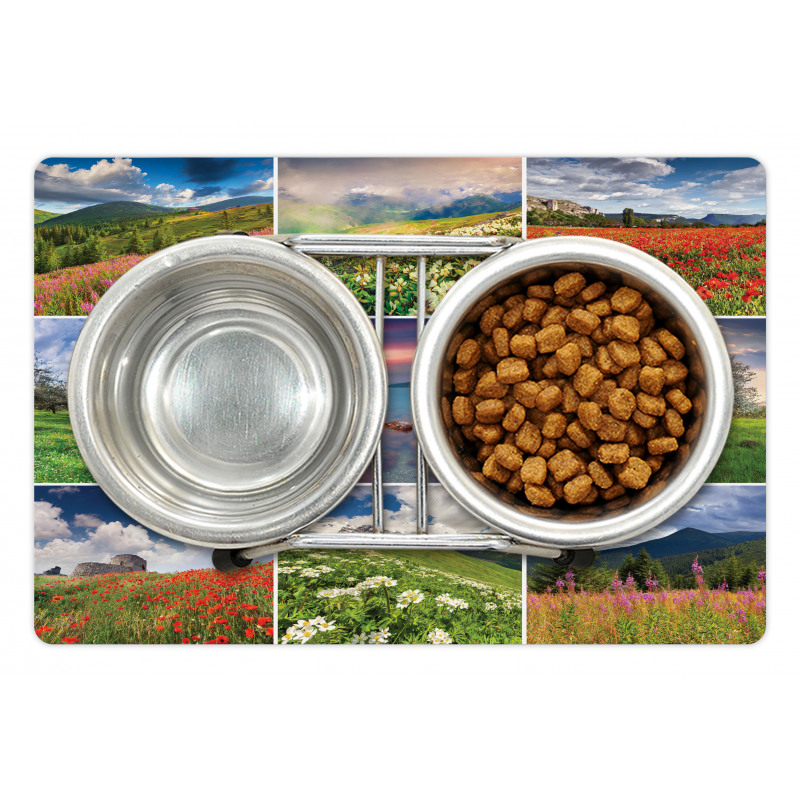 Summer Landscapes Rural Pet Mat