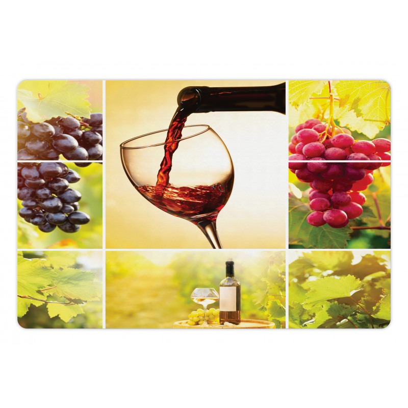 Vineyard Grape Harvest Pet Mat