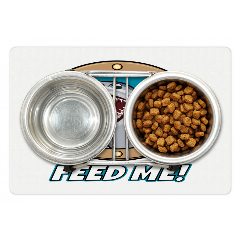 Feed Me Words Shark Pet Mat