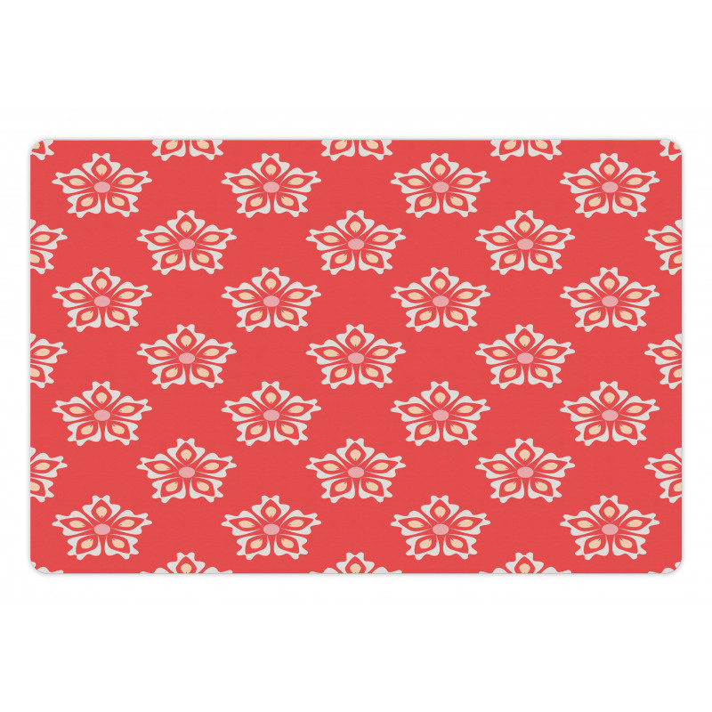 Floral Victorian Shapes Pet Mat