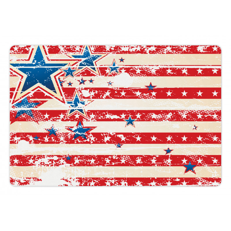 Star and Stripes Pet Mat