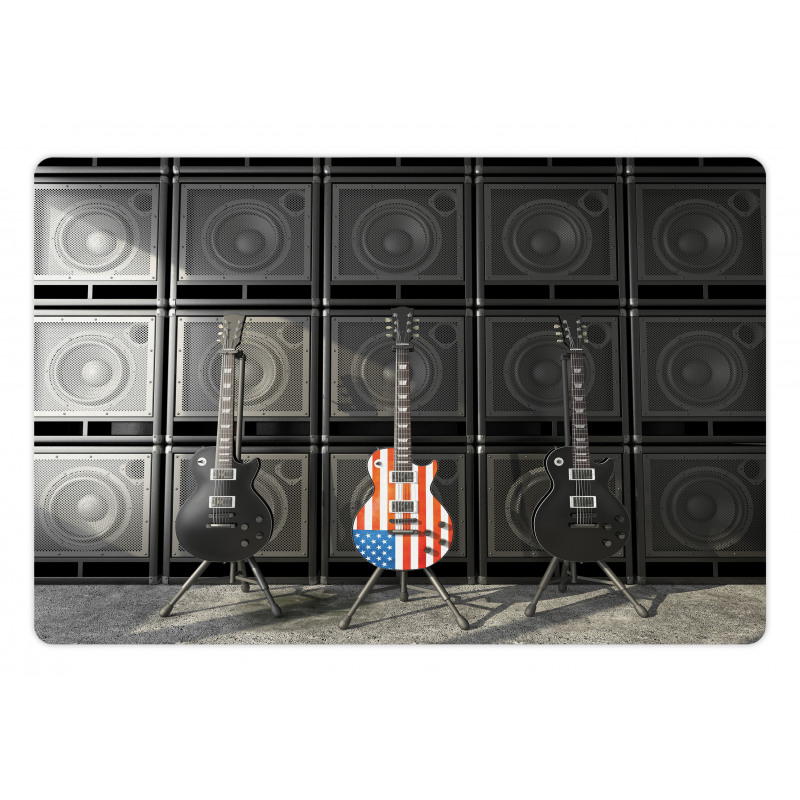 Digital Rock Guitar Pet Mat